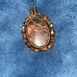 Handmade beautiful bronze pendant